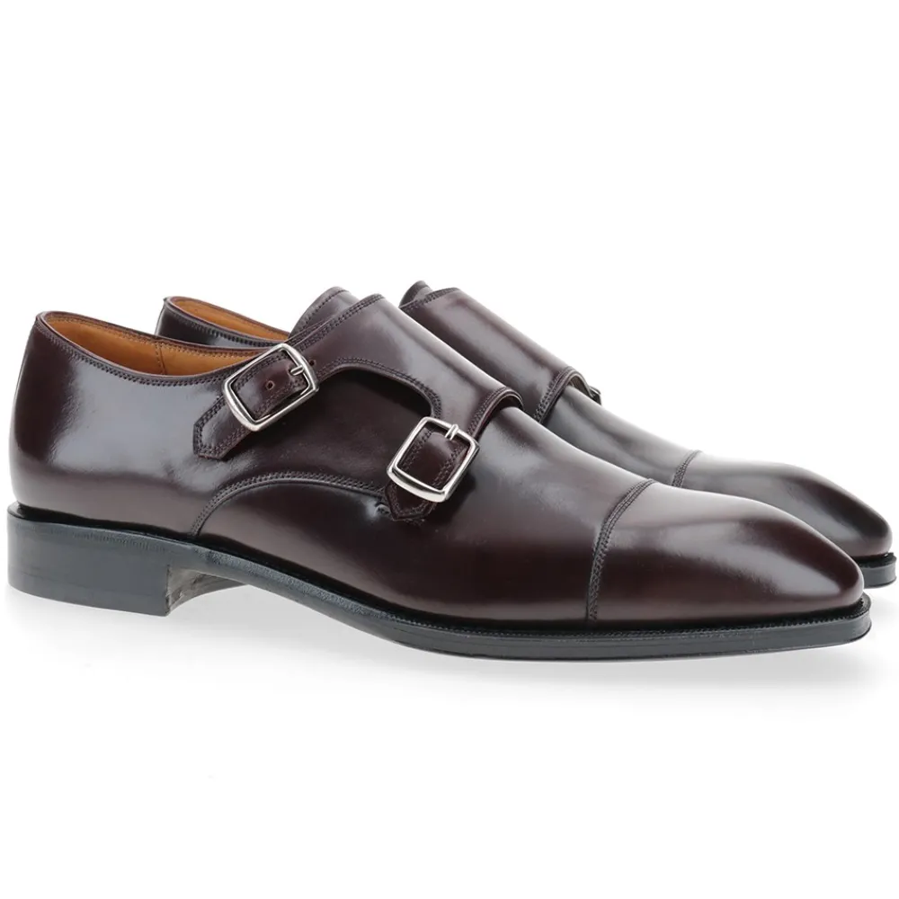 Berwick 1707 Monk>5218-Kp4 Cordovan Red Brown