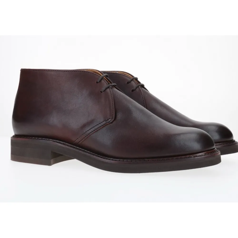 Berwick 1707 Ankle Boots>369-T03 Regency Calf Polo Brown